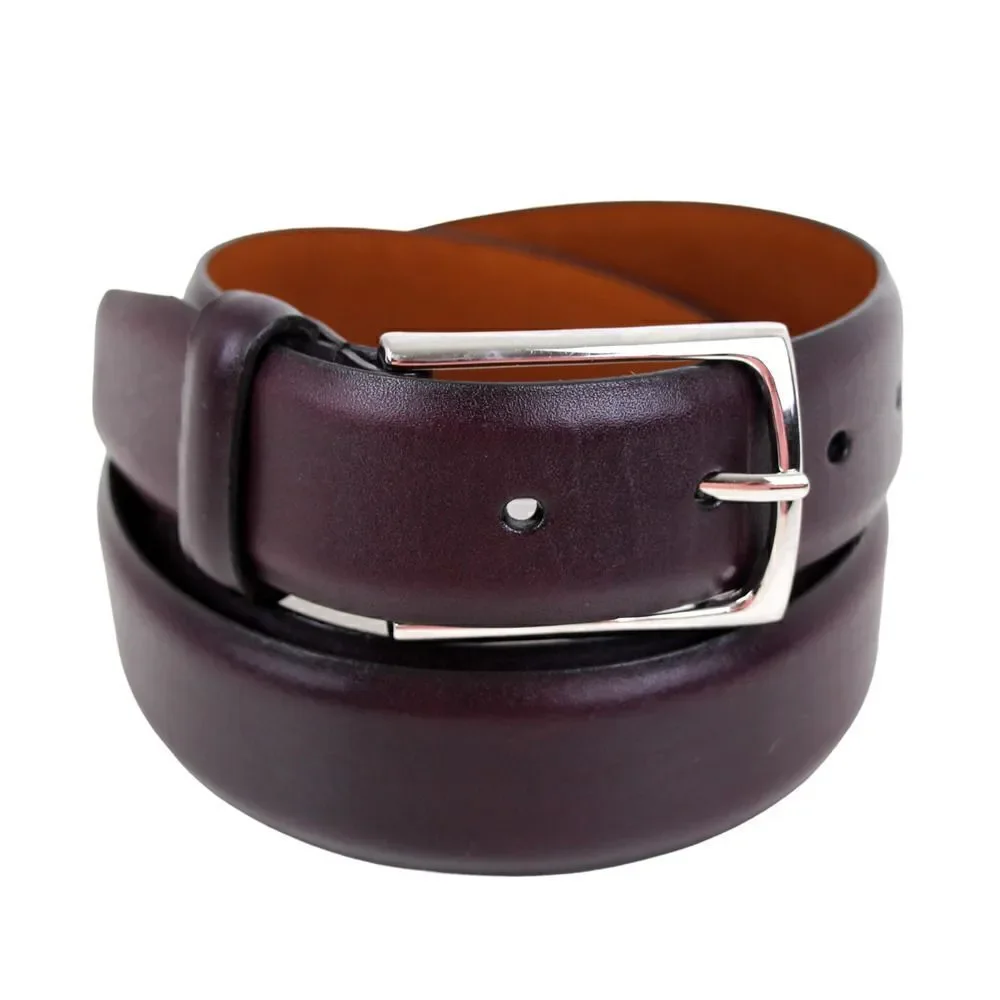 Nordstrom BROWN GENUINE LEATHER 1 3/8